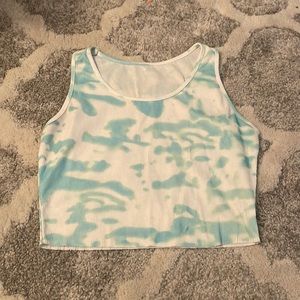 Cropped Tie dye tank